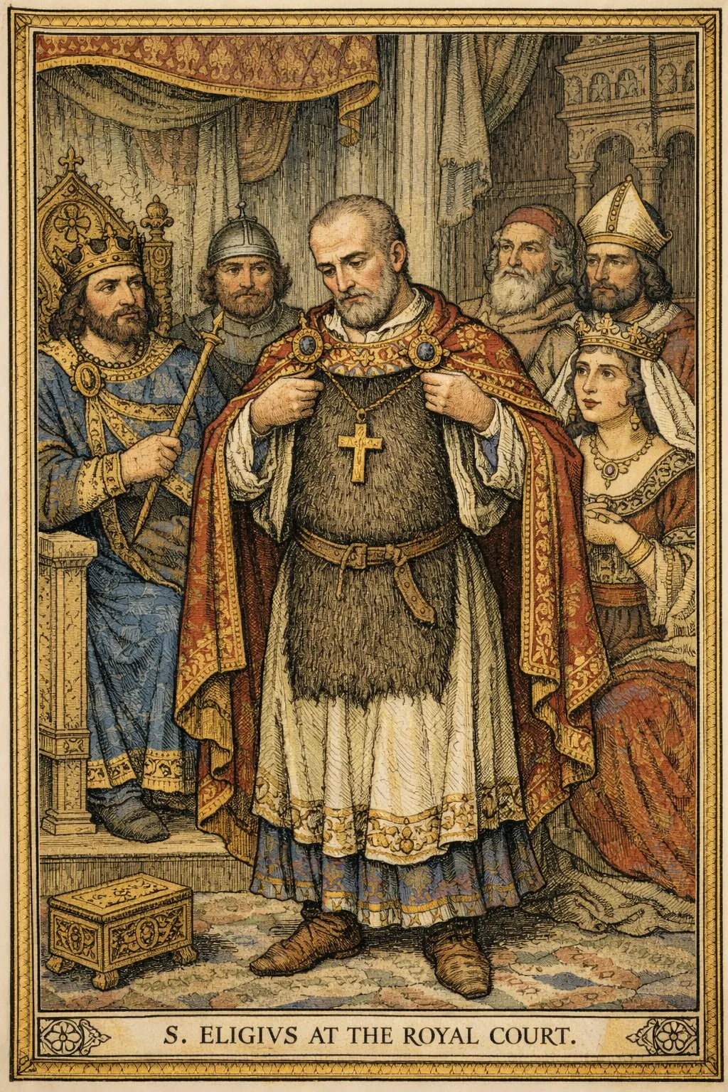 Eligius at the royal court